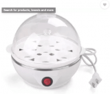 ORTEC Electronic egg boiler Electric Boiler Steamer Poacher Egg Cooker (7 Eggs) Egg Boiler07 Egg Cooker (White, 7 Eggs)